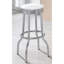 Tabouret de bar pivotant en métal blanc Midge (ensemble de 2)-1294831294