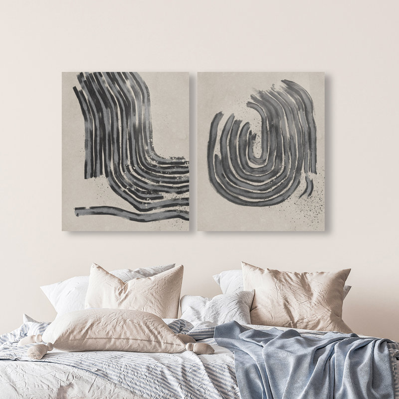 Two Spaces Set Set by Oliver Gal, 30"H x 36"W, Gallery Wrapped