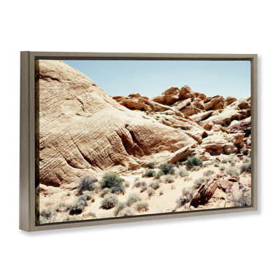 «Arid Desert Scenery», toile flottante encadrée par Debbie O'dell