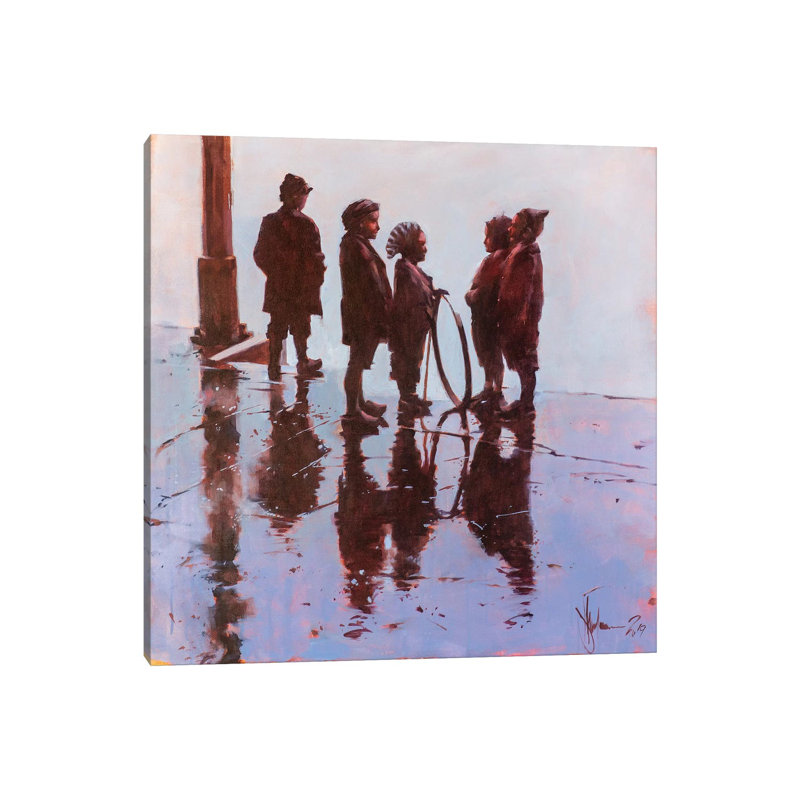 Resolute Conversation by Igor Shulman - Wrapped Canvas Gallery-Wrapped Canvas Giclée, 30.48 cm H x 30.48 cm W