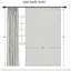 Linen Blend Sheer Curtain Panel Pair