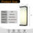 H20" Smart Rgb Outdoor Wall Light Modern Large Integrated Led Wall Sconce With Remote And App Control Weather-resistant Cast Iron Exterior Light Fixture For Porch Garage Garden