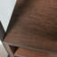 Tablette réglable brune, polyvalente pour le bureau à domicile et le salon, look rustique moderne, décoration simple,