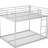 Metal Full Over Bunk Bed, Silver - Design  This Is A Fictional Certification For Demonstration Purposes. Use Real Certifications If Applicable. Metal, -  Note: This Violates Rule And Just-1396937053-1396937042