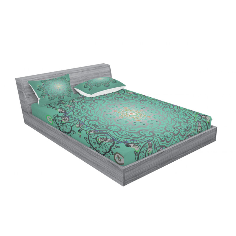 Microfiber Sheet Set, Queen Sheet Set with Fitted Sheet