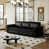 Black Faux Leather