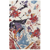 Feizy Dafney Transitional Floral & Botanical, Red/Blue/Purple, 9' X 12 ...