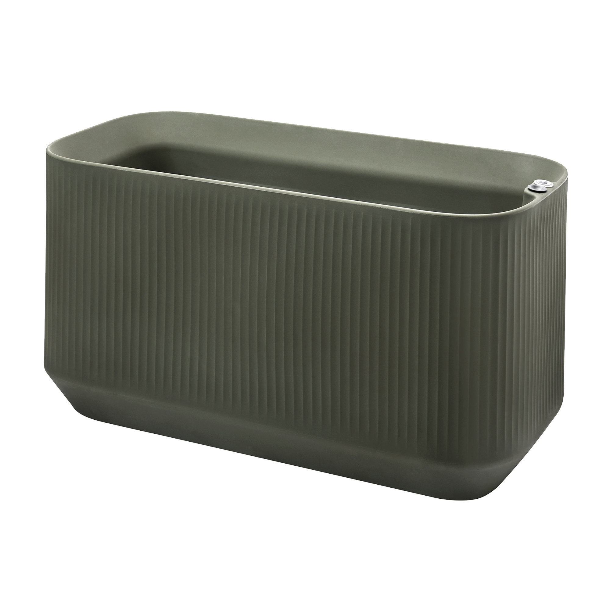 Mod Self Watering Plant Box, Olive, 40" x 20" x 20"H - Large Trough