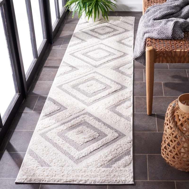 Dimonda Performance Geometric Indoor/Outdoor Area Rug, Runner 2' x 8'