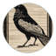  Tapis lavable Pied Crow-1133797155