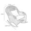 Chaise berçante berçante