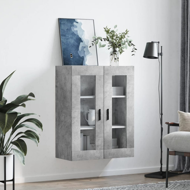 Huetter Bathroom Cabinet, Concrete Grey