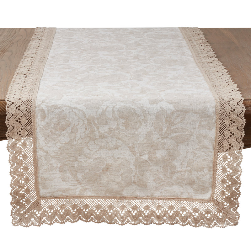 Feronia Jacquard Table Runner, 16" x 54"