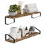 Tablette en bois massif 2 pièces Daion