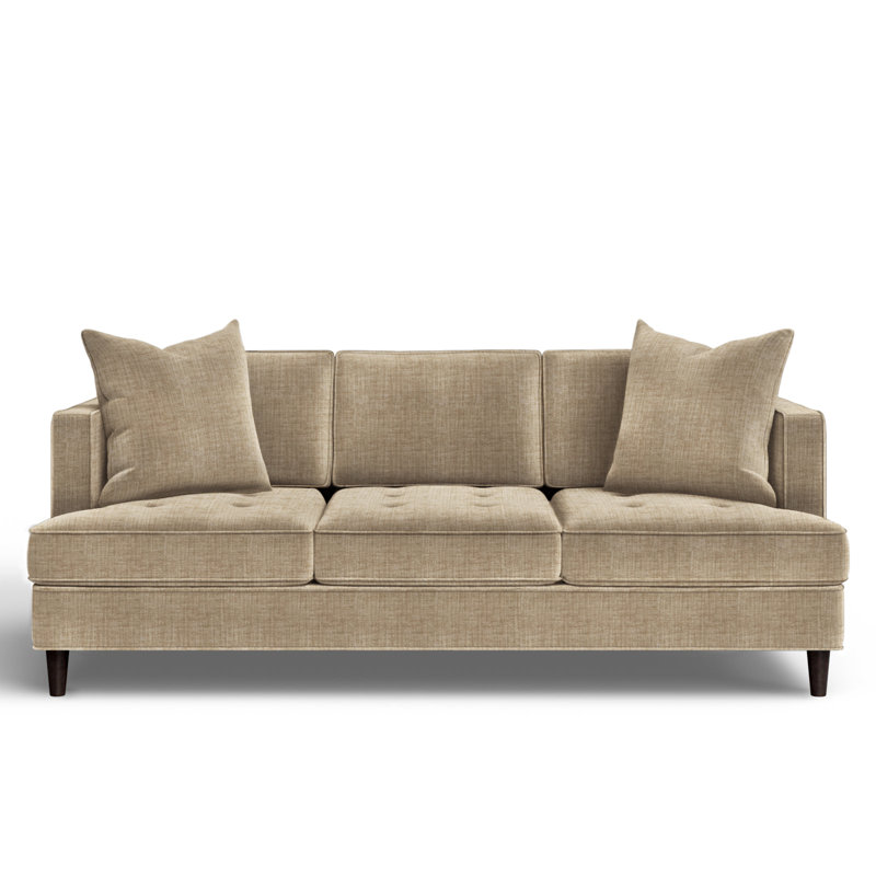 Upholstered 84'' Sofa, Napa Taupe Chenille