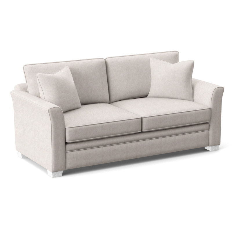 Bridgeport Upholstered 85'' Sofa, White Sugar Performance; 0863-91, Celery Finish