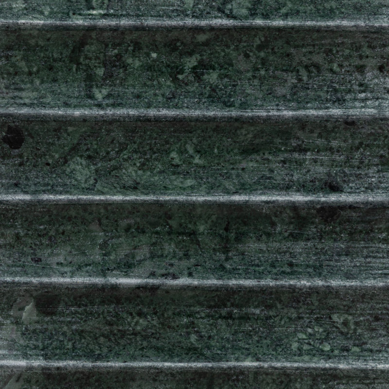 Porte-savon en marbre sculpté Aquera, Vert