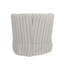 Chaises d'appoint pivotantes lisses, structure en métal et tissu, rayures modernes