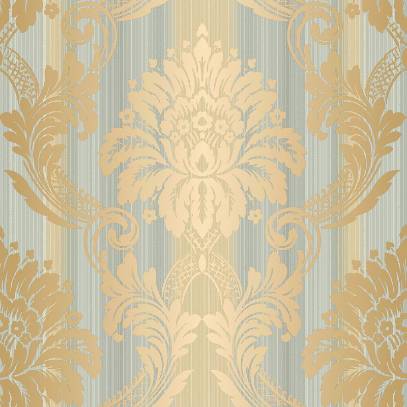 Classic Silks 4 10m x 1.3cm Wallpaper Roll, Gold
