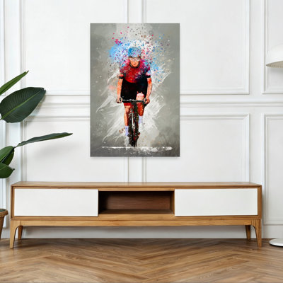 «Dynamic Cycling Splash», art mural contemporain