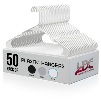 Cintre en plastique standard 50 pièces