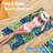 Tropical Monstera Leaf Beach Towel, Tropical Palm Floral Beach Towels Oversized Gifts for Women Men, Blue and Green Quick Dry Travel Sand Free Towel Decor for Bathroom Swimming Pool 80x60in
