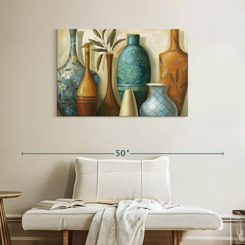Senne Blue Morocco, 26" H x 39" W