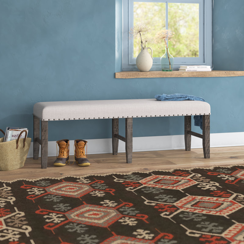 Dunihue Polyester Upholstered Bench