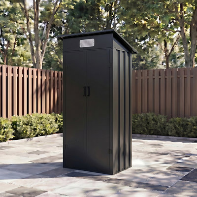 3x2 FT Easy Assembly Outdoor Metal Garden Storage Shed