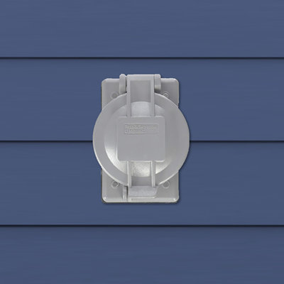 Pass & Seymour Industrial Grade Weatherproof Cover for Flanged Inlet/Outlet
