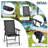 Set Of 2 Outdoor Patio Folding Chair With Ergonomic Armrests-2063416977