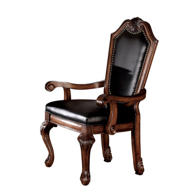 Chaise avec accoudoirs en cerise Preesall