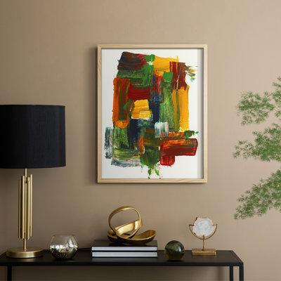 Abstract II Framed Print - Solid Wood