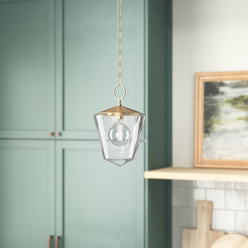 Massey 1 - Light Single Pendant, Aged Brass