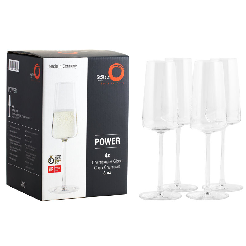 Stölzle Lausitz Power Champagne Flute 8 oz