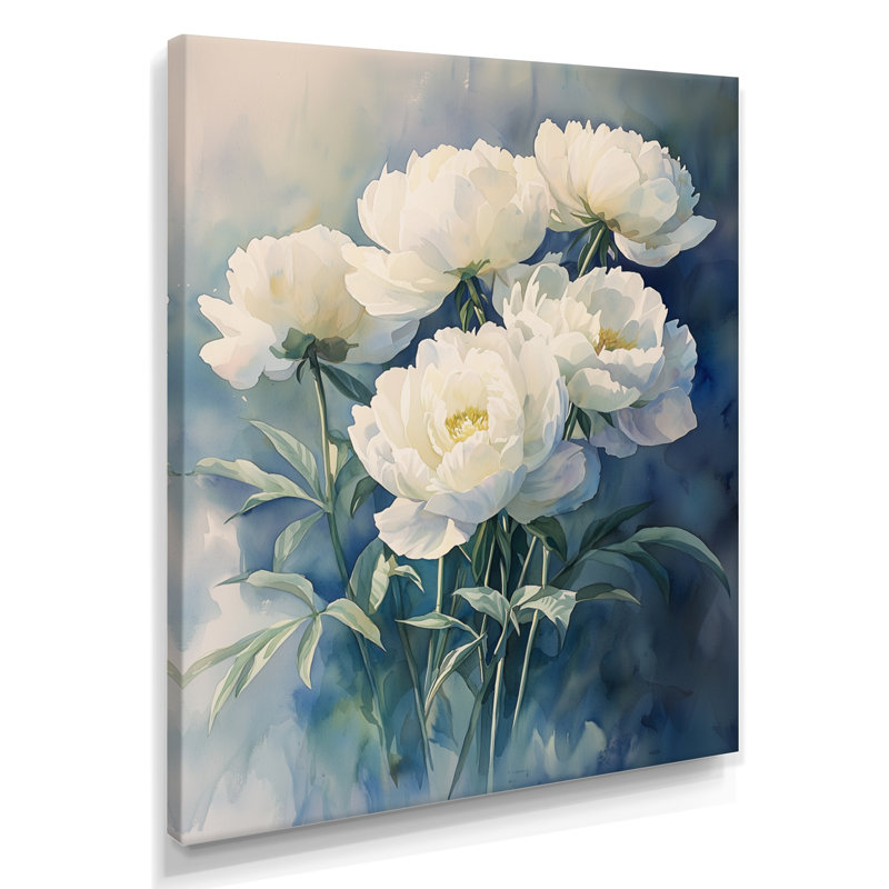 Bolen - impressions murales florales, Toile tendue, Ne s’applique pas, H 20 po x l 12 po