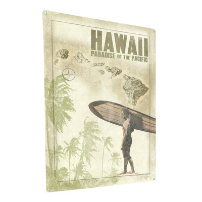 " Hawaii, Paradise Of The Pacific Surfer "