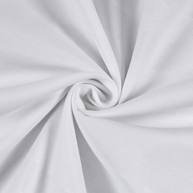 Microfiber Machine Tufted Stripe Pillow Cases- (Set of 2), White