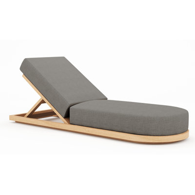 Muse Outdoor Teak Chaise Lounge
