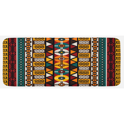 Eclectic Synthetic Kitchen Mat