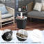 Portable Ice Bucket with Side Table & Hidden Bottle Opener, Durable & Weather-Resistant, Holds 15 Cans-1640643984