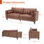 Carsdale 4 Seater Faux Leather Sofa