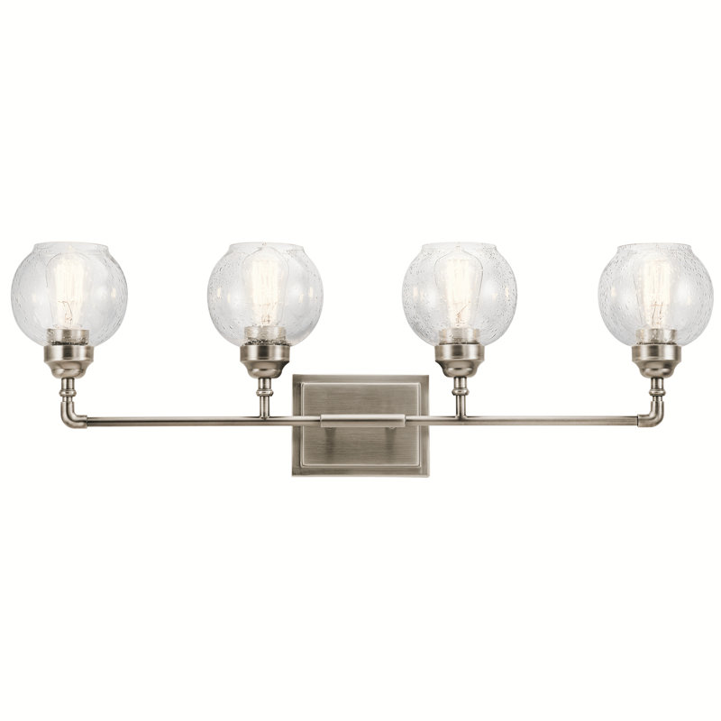 Aaliyana 4 - Light Dimmable Vanity Light, Antique Pewter