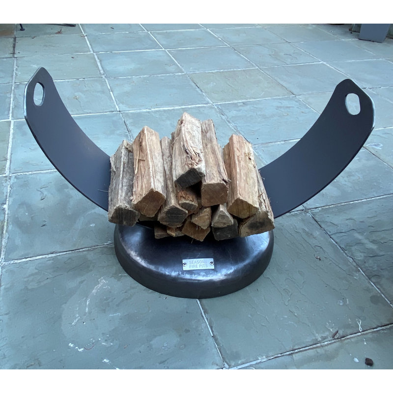 Anona 37'' W Metal Log Rack