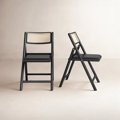 Letta Cane Folding Chair