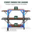 Steel Outdoor Camping Table , 49.6 " W 18.1 " D