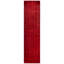 Overdyed Hand-Knotted Wool Modern-Contemporary Red Runner 2' 8" x 10' 5"
