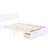 Full Size Platform Bed With Under Drawers In Radiant White - Crafted From Pine And For A Bright Bedroom Size Practical Drawer Setups Built Solid Convenient