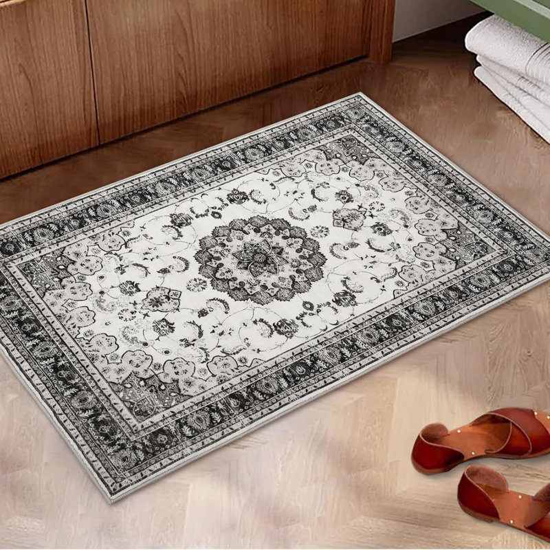 Tapis rétro 2 x 3 po Boho, Rectangulaire 2 pi x 3 pi