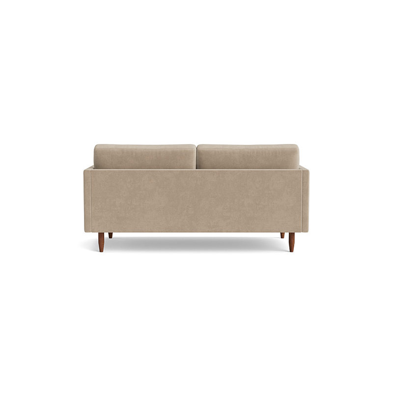 Skinny Fat Loveseat (70"), Velvet - Beige